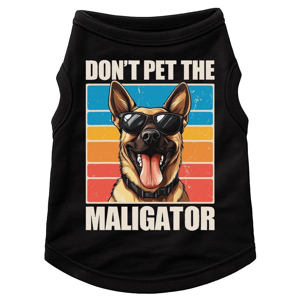Malinois Maligator Belgian Malinois Doggie Tank