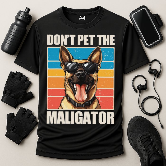 Malinois Maligator Belgian Malinois Cooling Performance Crew T-Shirt