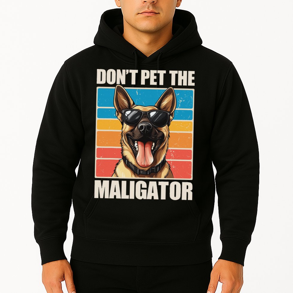 Malinois Maligator Belgian Malinois Hoodie
