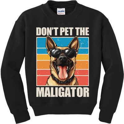 Malinois Maligator Belgian Malinois Kids Sweatshirt