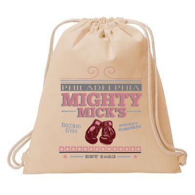 Mighty MickS Boxing Gym 1923 Drawstring Bag