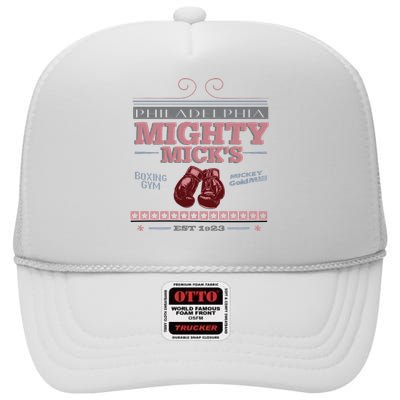 Mighty MickS Boxing Gym 1923 High Crown Mesh Back Trucker Hat