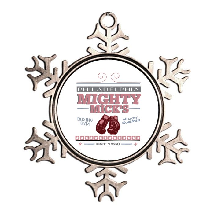 Mighty MickS Boxing Gym 1923 Metallic Star Ornament