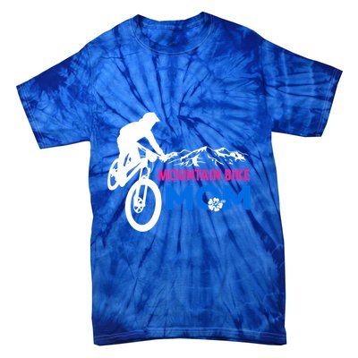 Mom Mountain Bike Gift Tie-Dye T-Shirt
