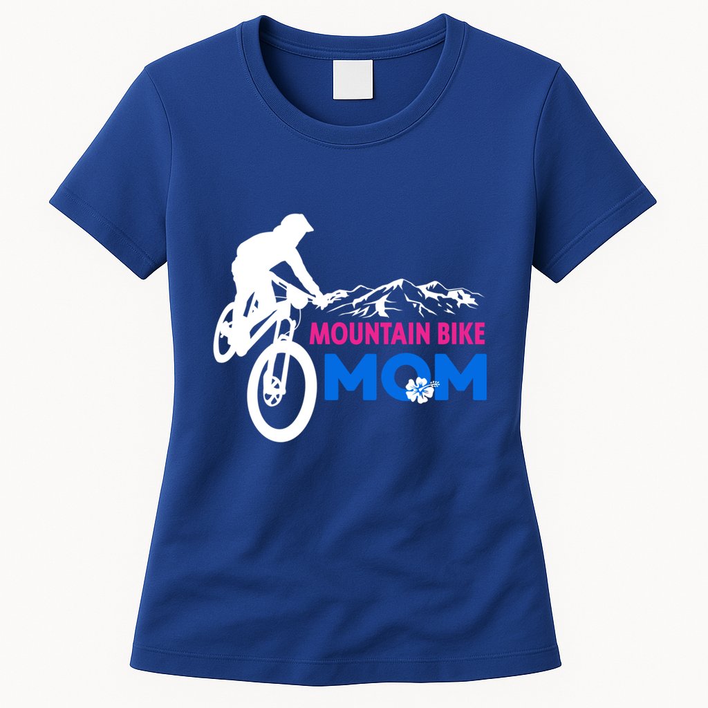 Mom Mountain Bike Gift Womens T-Shirt