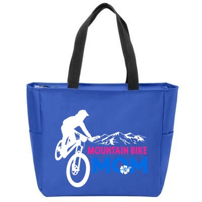 Mom Mountain Bike Gift Zip Tote Bag