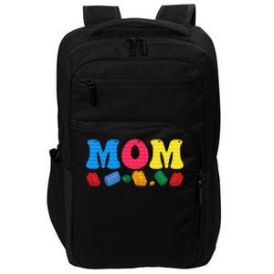 Mom Master Builder Building Bricks Blocks Family Set Parents Gift Impact Tech Backpack