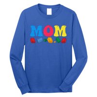 Mom Master Builder Building Bricks Blocks Family Set Parents Gift Long Sleeve Shirt