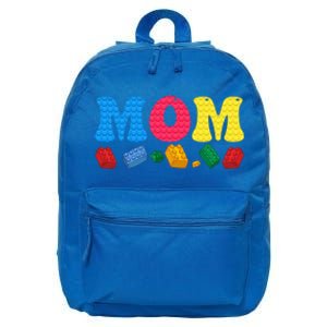 Mom Master Builder Building Bricks Blocks Family Set Parents Gift 16 in Basic Backpack