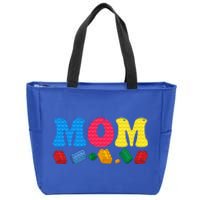 Mom Master Builder Building Bricks Blocks Family Set Parents Gift Zip Tote Bag