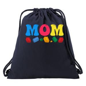 Mom Master Builder Building Bricks Blocks Family Set Parents Gift Drawstring Bag