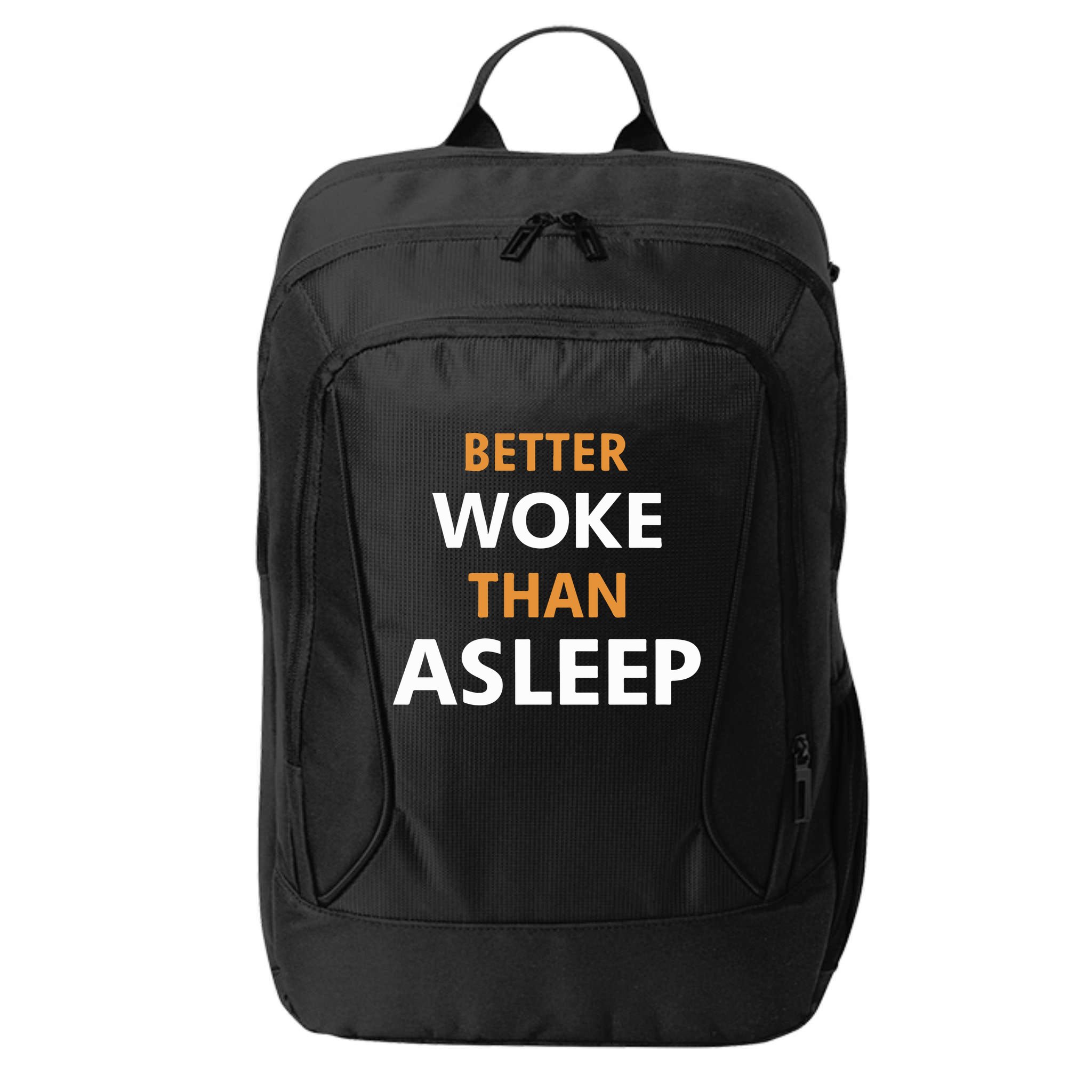 Mahogany Mommies Better Woke Than Asleep City Backpack