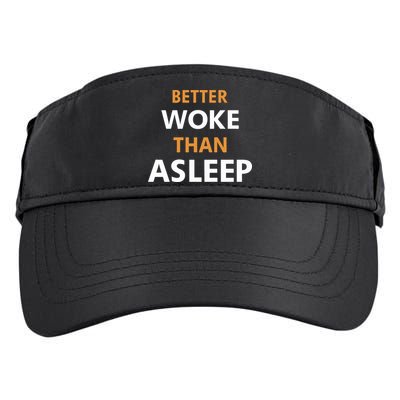 Mahogany Mommies Better Woke Than Asleep Adult Drive Performance Visor