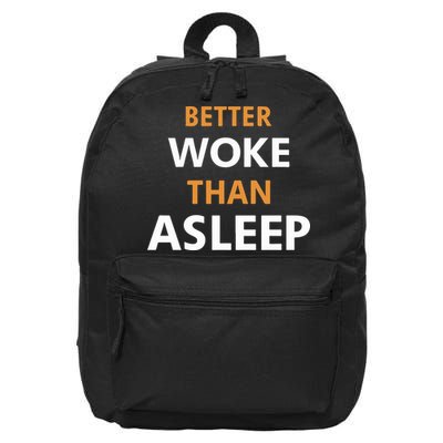 Mahogany Mommies Better Woke Than Asleep 16 in Basic Backpack