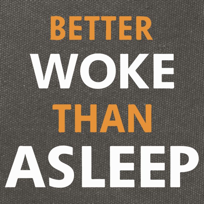 Mahogany Mommies Better Woke Than Asleep Cotton Canvas Backpack