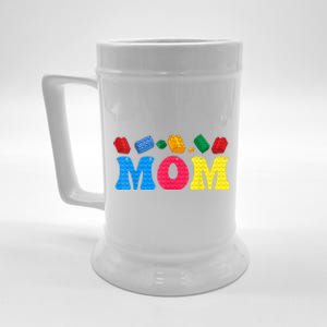 Mom Master Builder Building Bricks Blocks Family Set Parents Gift Beer Stein