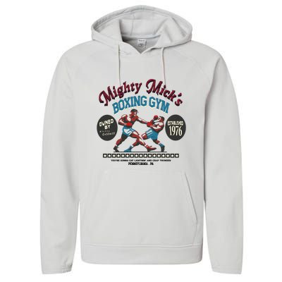 Mighty Micks Boxing Gym 1976 Performance Fleece Hoodie