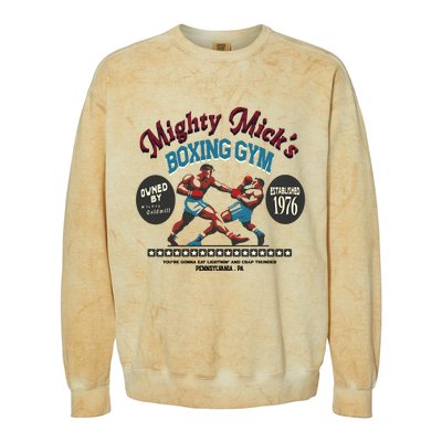 Mighty Micks Boxing Gym 1976 Colorblast Crewneck Sweatshirt