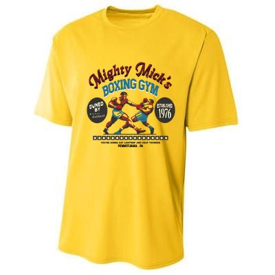 Mighty Micks Boxing Gym 1976 Performance Sprint T-Shirt