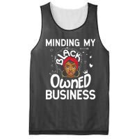 Minding My Black Owned Business Girl Women Gift Entrepreneur Mesh Reversible Basketball Jersey Tank