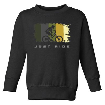 MTB Mountain Bike Toddler Sweatshirt