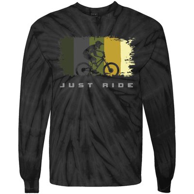 MTB Mountain Bike Tie-Dye Long Sleeve Shirt