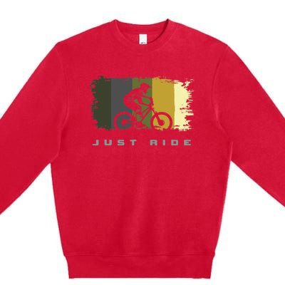 MTB Mountain Bike Premium Crewneck Sweatshirt