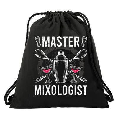 Master Mixologist Bartending Bartender Gift Drawstring Bag