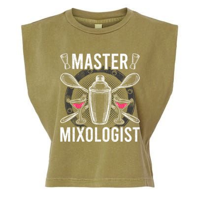 Master Mixologist Bartending Bartender Gift Garment-Dyed Women's Muscle Tee