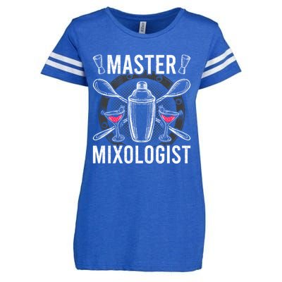 Master Mixologist Bartending Bartender Gift Enza Ladies Jersey Football T-Shirt