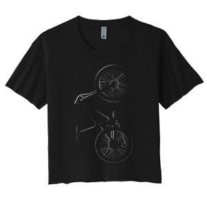 MTB Mountain Bike Apparel MTB Mountain Bike Women's Crop Top Tee