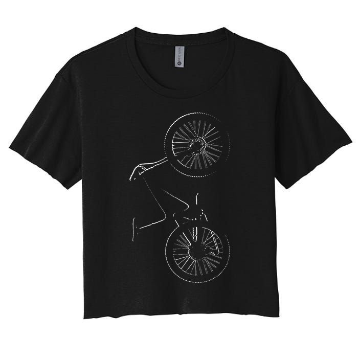 MTB Mountain Bike Apparel MTB Mountain Bike Women's Crop Top Tee