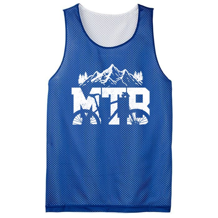 Mtb Mountain Bike Bicycle Mountain Biking Biker Gift Mesh Reversible Basketball Jersey Tank