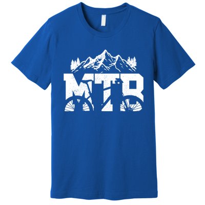 Mtb Mountain Bike Bicycle Mountain Biking Biker Gift Premium T-Shirt