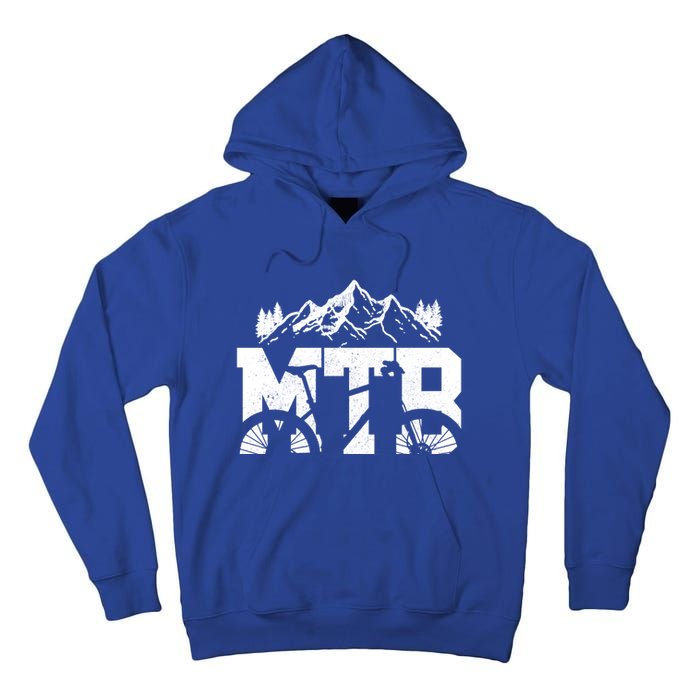 Mtb Mountain Bike Bicycle Mountain Biking Biker Gift Tall Hoodie