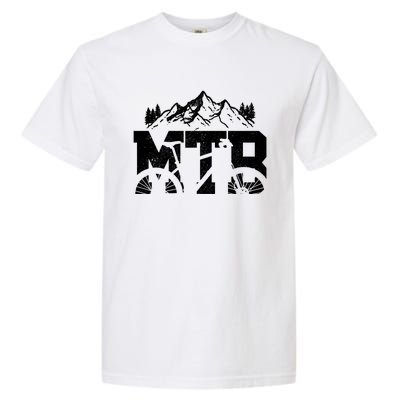 Mtb Mountain Bike Bicycle Mountain Biking Biker Gift Garment-Dyed Heavyweight T-Shirt