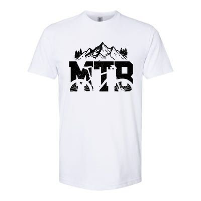 Mtb Mountain Bike Bicycle Mountain Biking Biker Gift Softstyle CVC T-Shirt