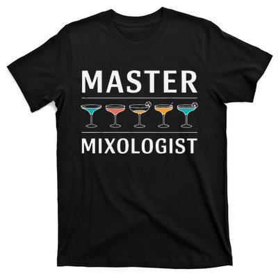 Master Mixology Barkeeper Bartender Mixer T-Shirt