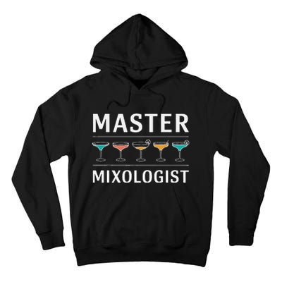 Master Mixology Barkeeper Bartender Mixer Tall Hoodie