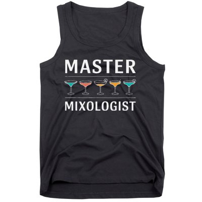 Master Mixology Barkeeper Bartender Mixer Tank Top