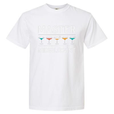 Master Mixology Barkeeper Bartender Mixer Garment-Dyed Heavyweight T-Shirt