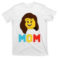 Mom Master Builder Building Bricks Blocks Matching Family T-Shirt