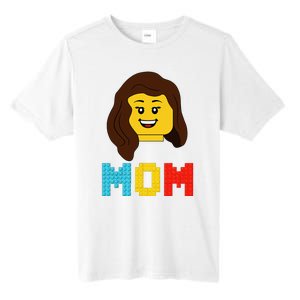 Mom Master Builder Building Bricks Blocks Matching Family Tall Fusion ChromaSoft Performance T-Shirt