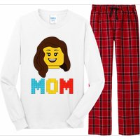 Mom Master Builder Building Bricks Blocks Matching Family Long Sleeve Pajama Set