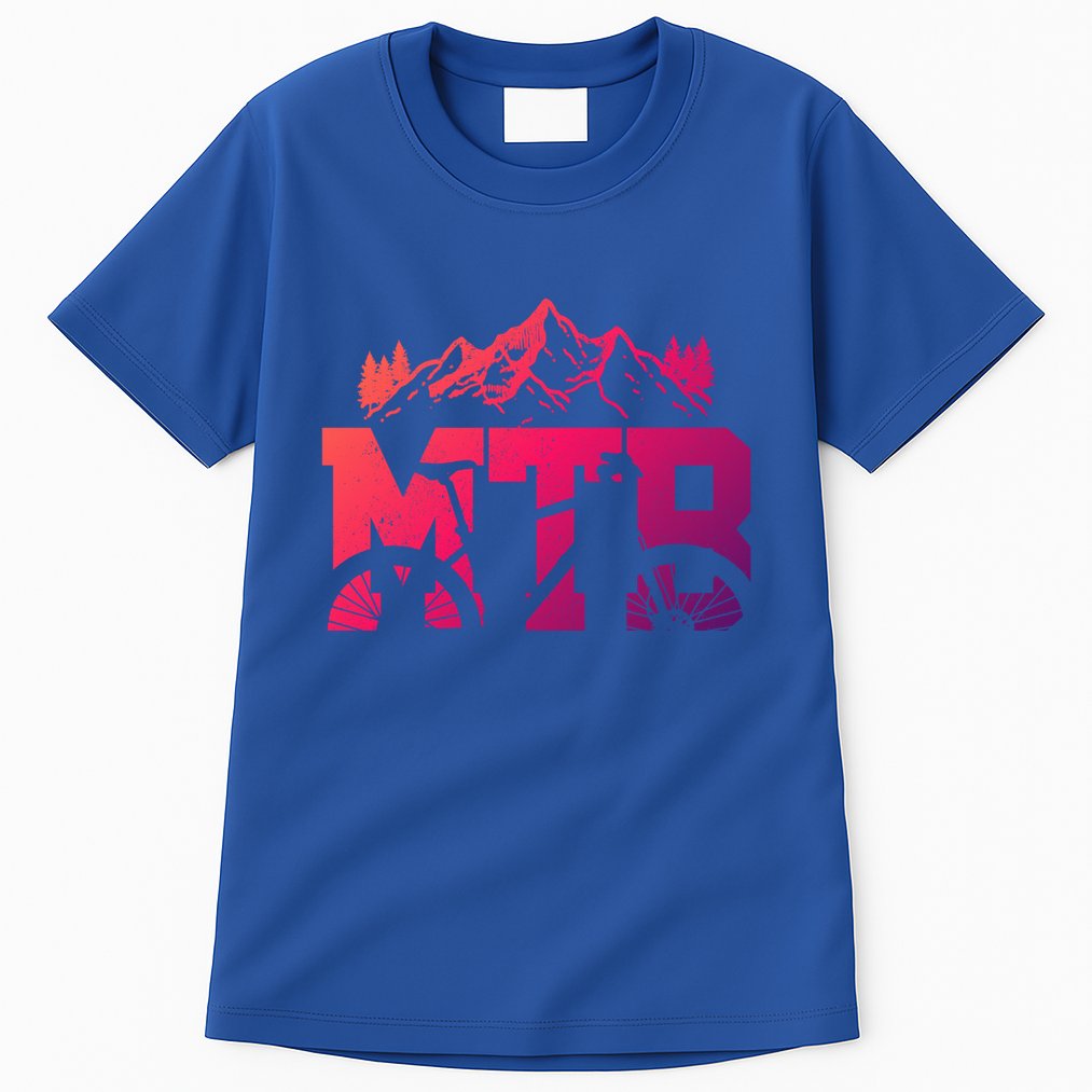 Mtb Mountain Bike Bicycle Mountain Biking Biker Gift Tall T-Shirt