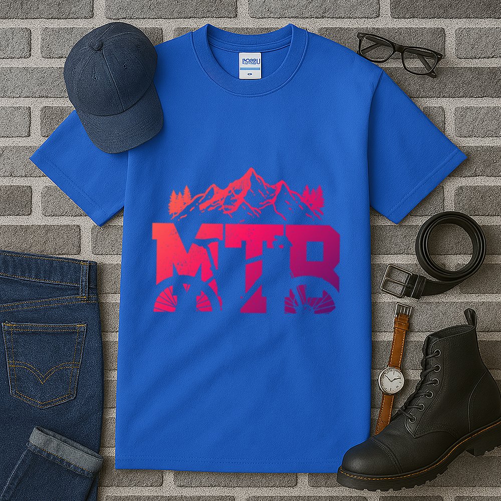 Mtb Mountain Bike Bicycle Mountain Biking Biker Gift Tall T-Shirt