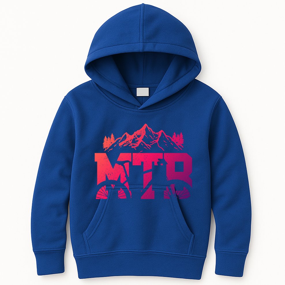 Mtb Mountain Bike Bicycle Mountain Biking Biker Gift Kids Hoodie