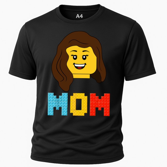 Mom Master Builder Building Bricks Blocks Matching Family Performance Shirt