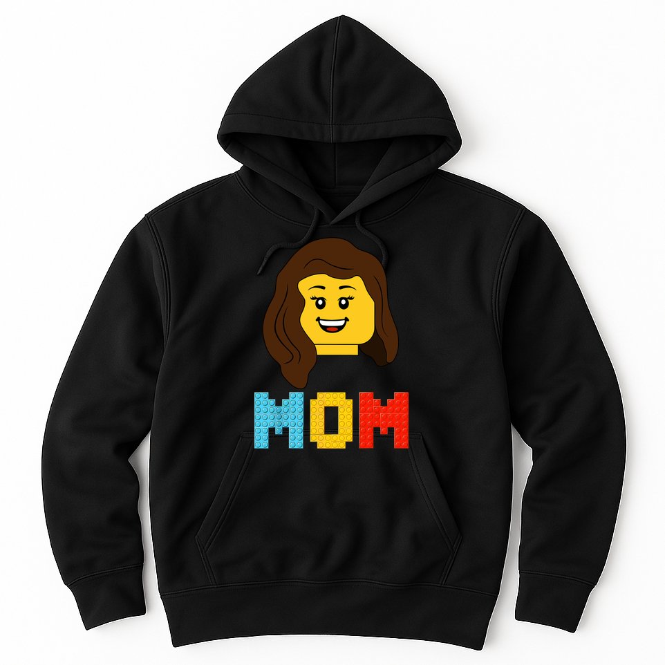 Mom Master Builder Building Bricks Blocks Matching Family Hoodie