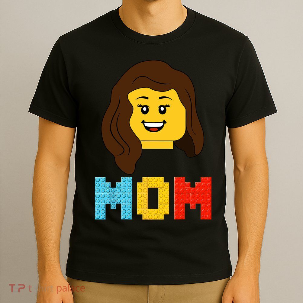 Mom Master Builder Building Bricks Blocks Matching Family T-Shirt